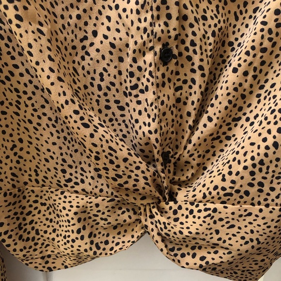 Jon & Anna Contemporary•M•Cheetah Print Blouse - Picture 3 of 7